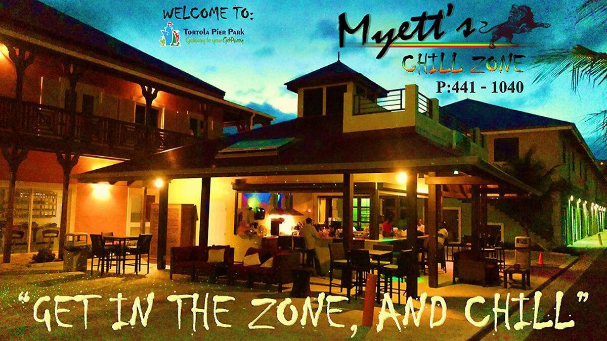 Myett's Chill Zone on Tortola Pier Park
