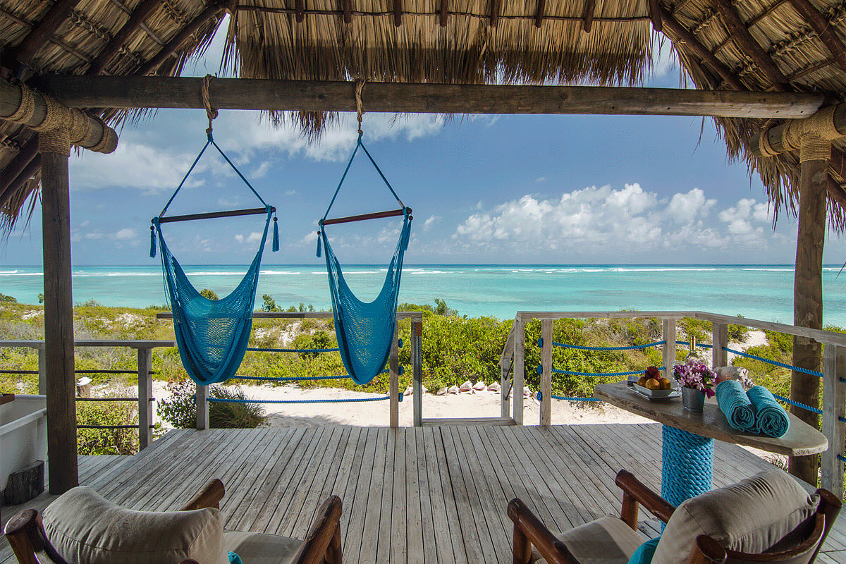 Anegada Beach Club Beachfront Palapa Deck