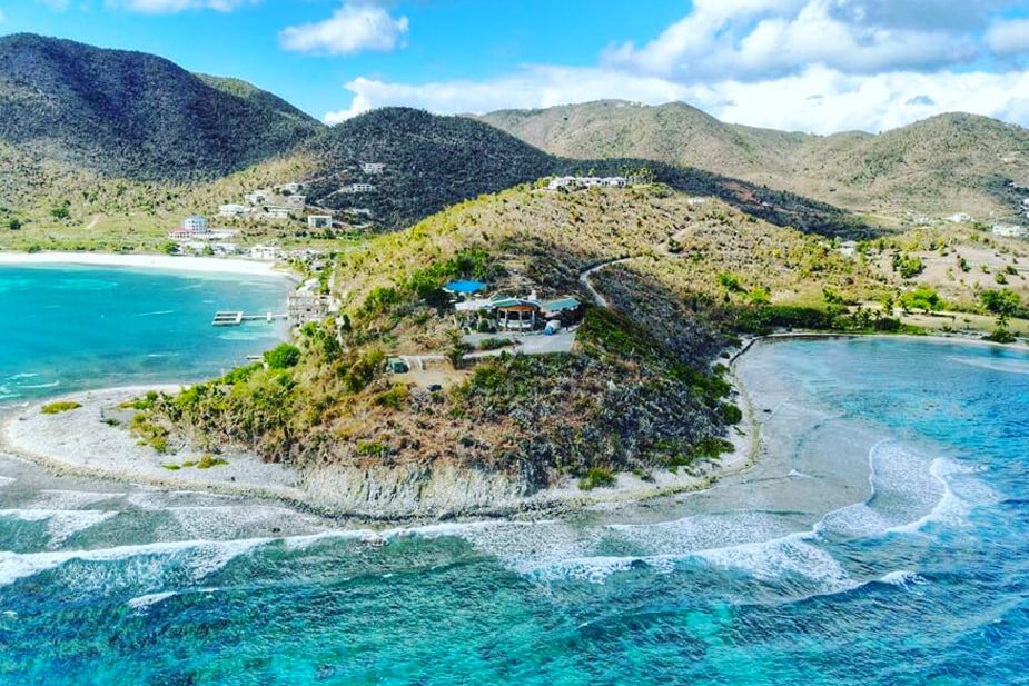 Brandywine Estate Restaurant, located in Brandywine Bay on Tortola BVI